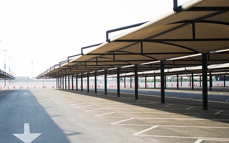 Car Parking Shades Suppliers for UAE Malls and Offices