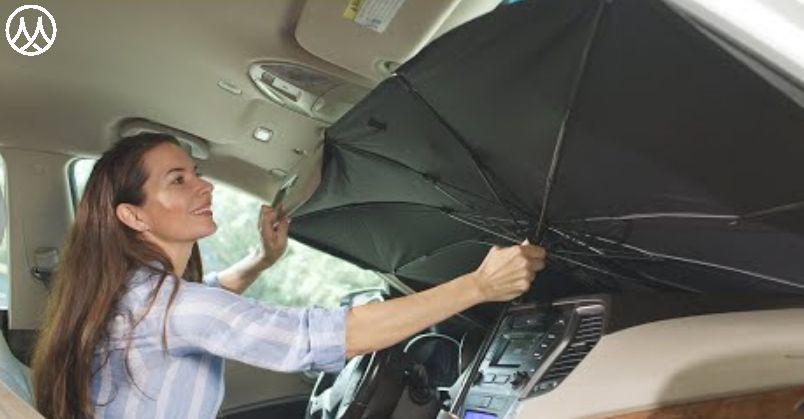 Stay Cool and Stylish: Beat the Heat with a Car Sun Shade 2 car sun shade